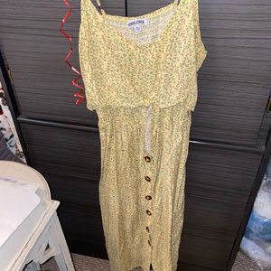Yellow Floral Dress